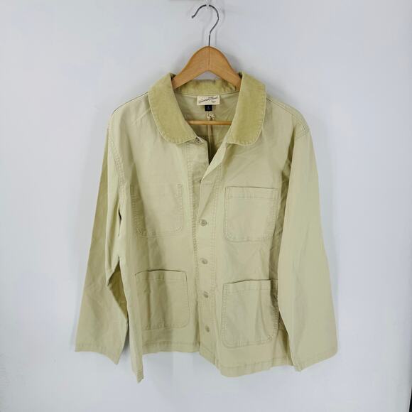 Universal Thread Chore Jacket XL NWT Off-White Corduroy Collar Lightweight - Picture 1 of 10
